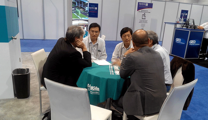 蘭迪機器，GLASSBUILD AMERICA 2014